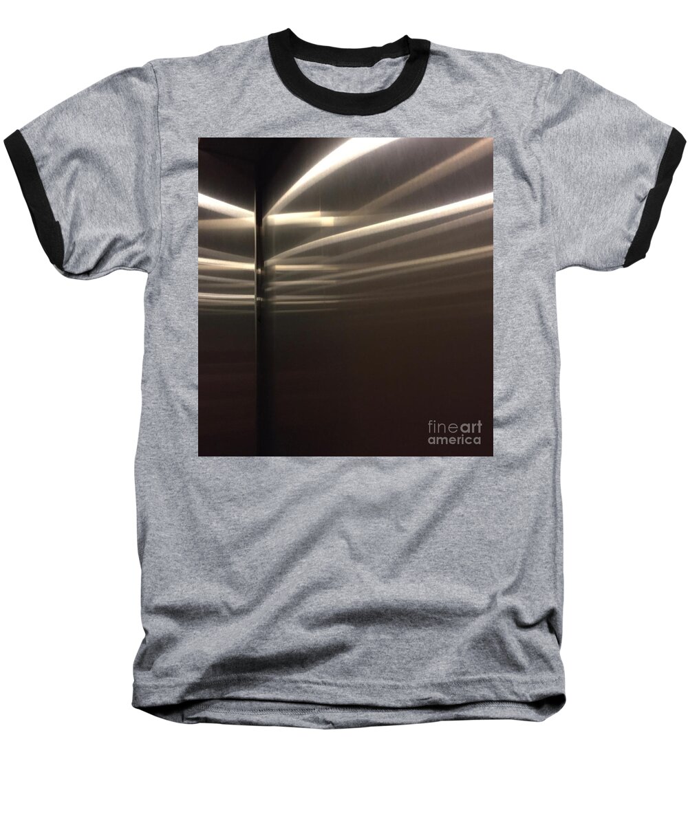 Reflected Light Metallic Contrast Movement Baseball T-Shirt featuring the photograph Light Series 1-2 by J Doyne Miller