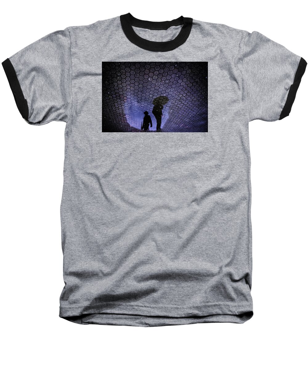  Baseball T-Shirt featuring the photograph Like Tunel by Mache Del Campo