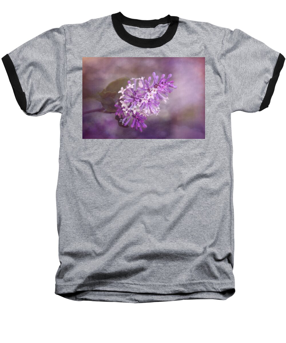 Bloom Baseball T-Shirt featuring the photograph Lilac Blossom by Tom Mc Nemar