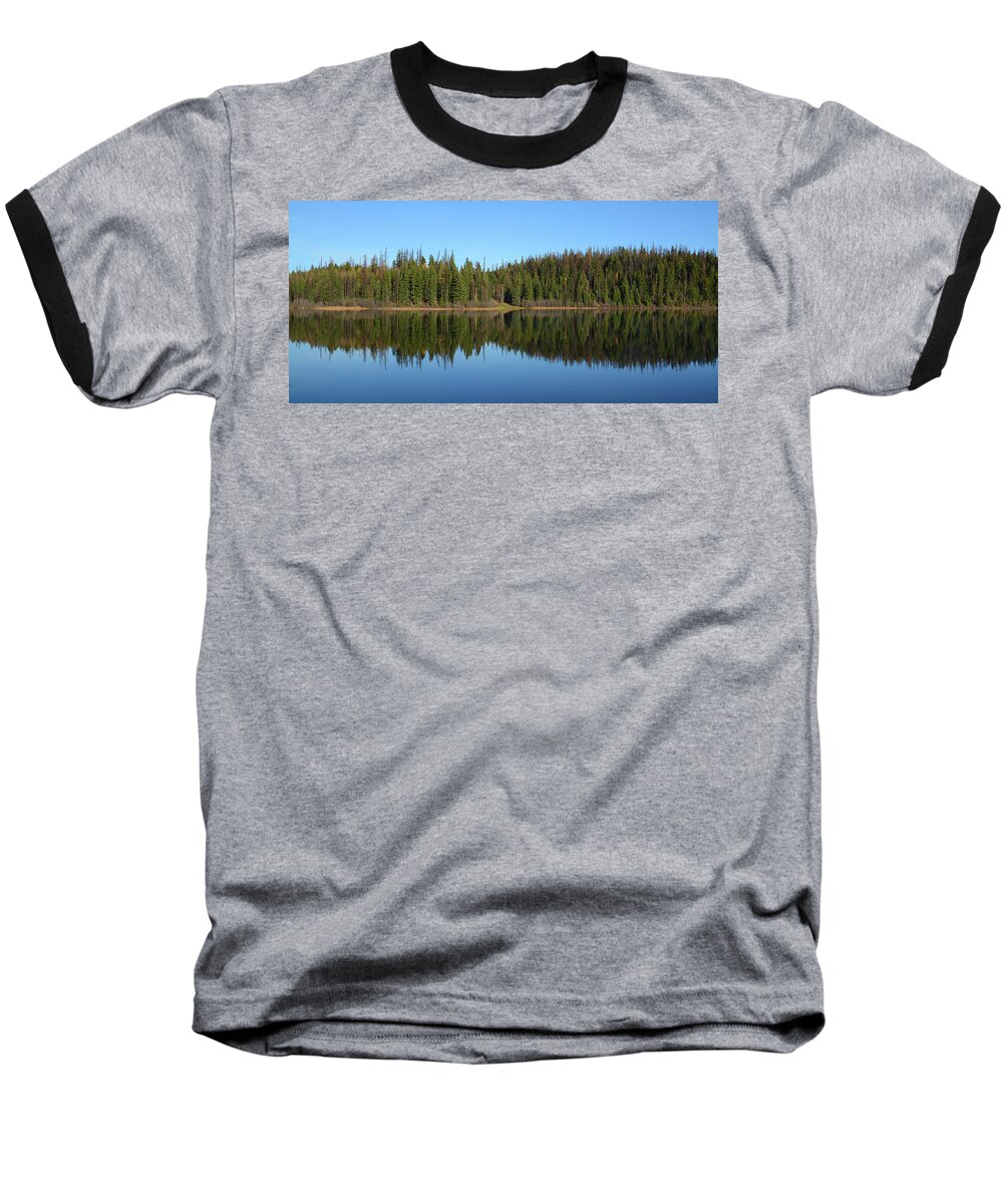 Lion Lake Baseball T-Shirt featuring the photograph Lion Lake Reflections by Whispering Peaks Photography