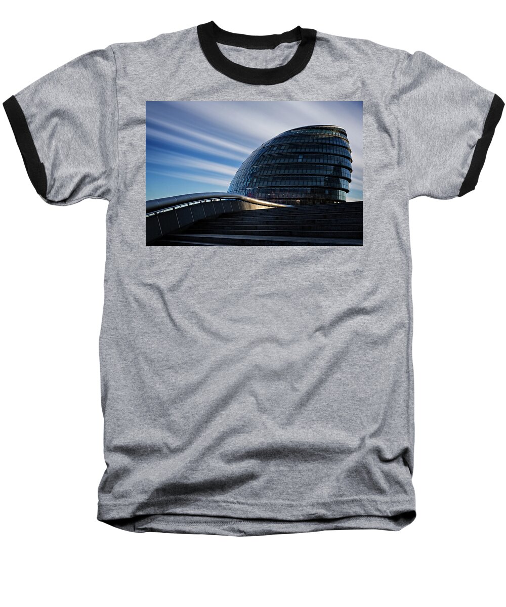 London Baseball T-Shirt featuring the photograph London City Hall by Ian Good