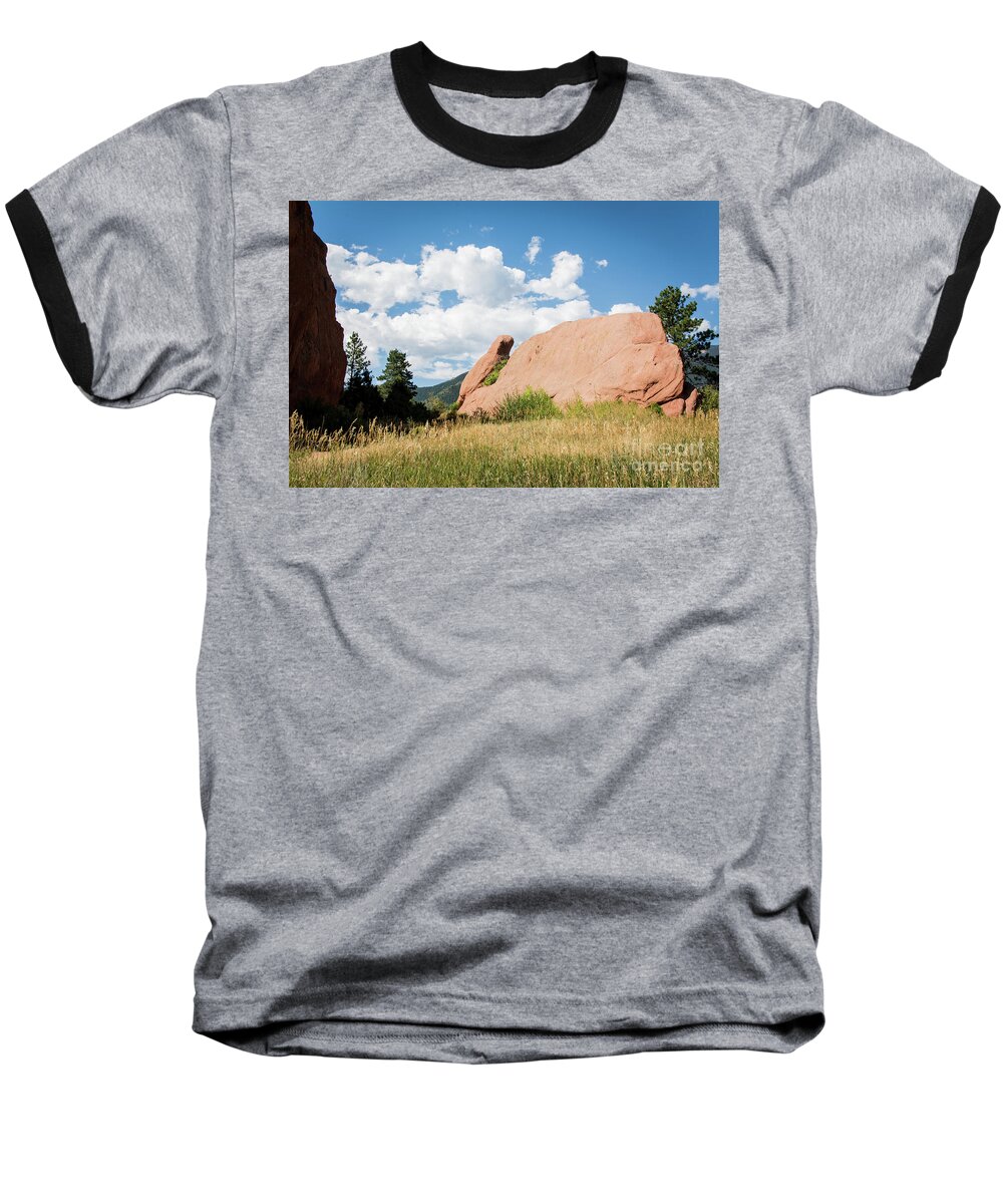  Nobody Baseball T-Shirt featuring the photograph Long Ears by Deborah Klubertanz