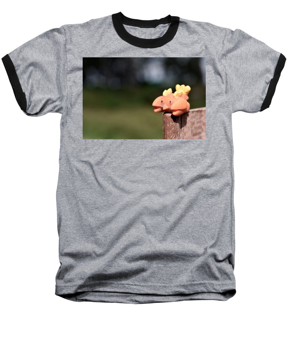 Toy Baseball T-Shirt featuring the photograph Lost by Melisa Elliott