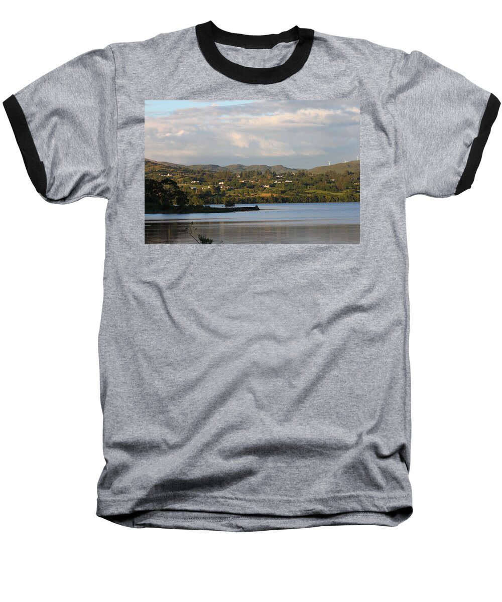 Lough Eske Baseball T-Shirt featuring the photograph Lough Eske by John Moyer