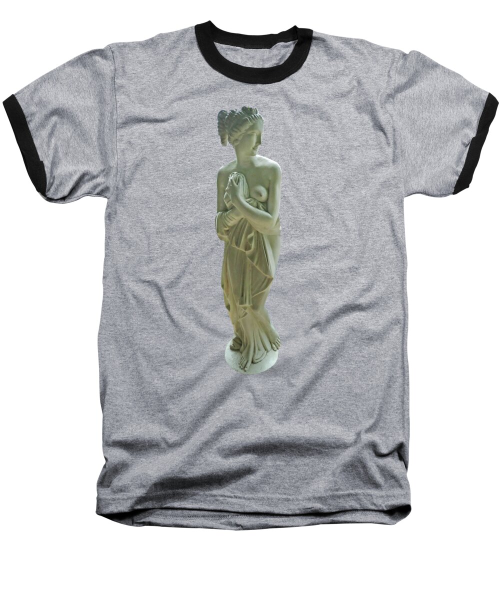 Digital Art Baseball T-Shirt featuring the digital art Love goddess by Francesca Mackenney