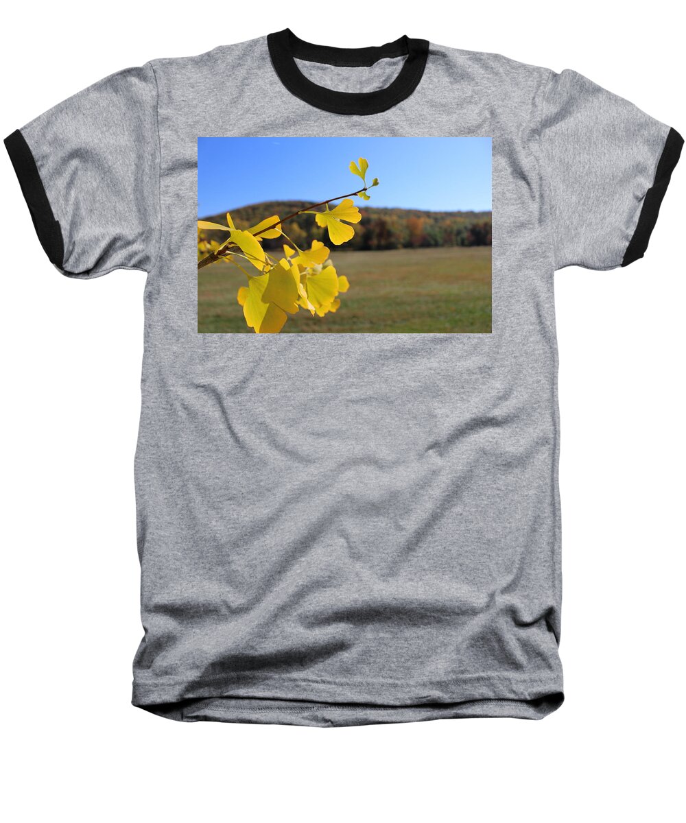 Leaf Baseball T-Shirt featuring the photograph Love Is In The Air by Jason Nicholas