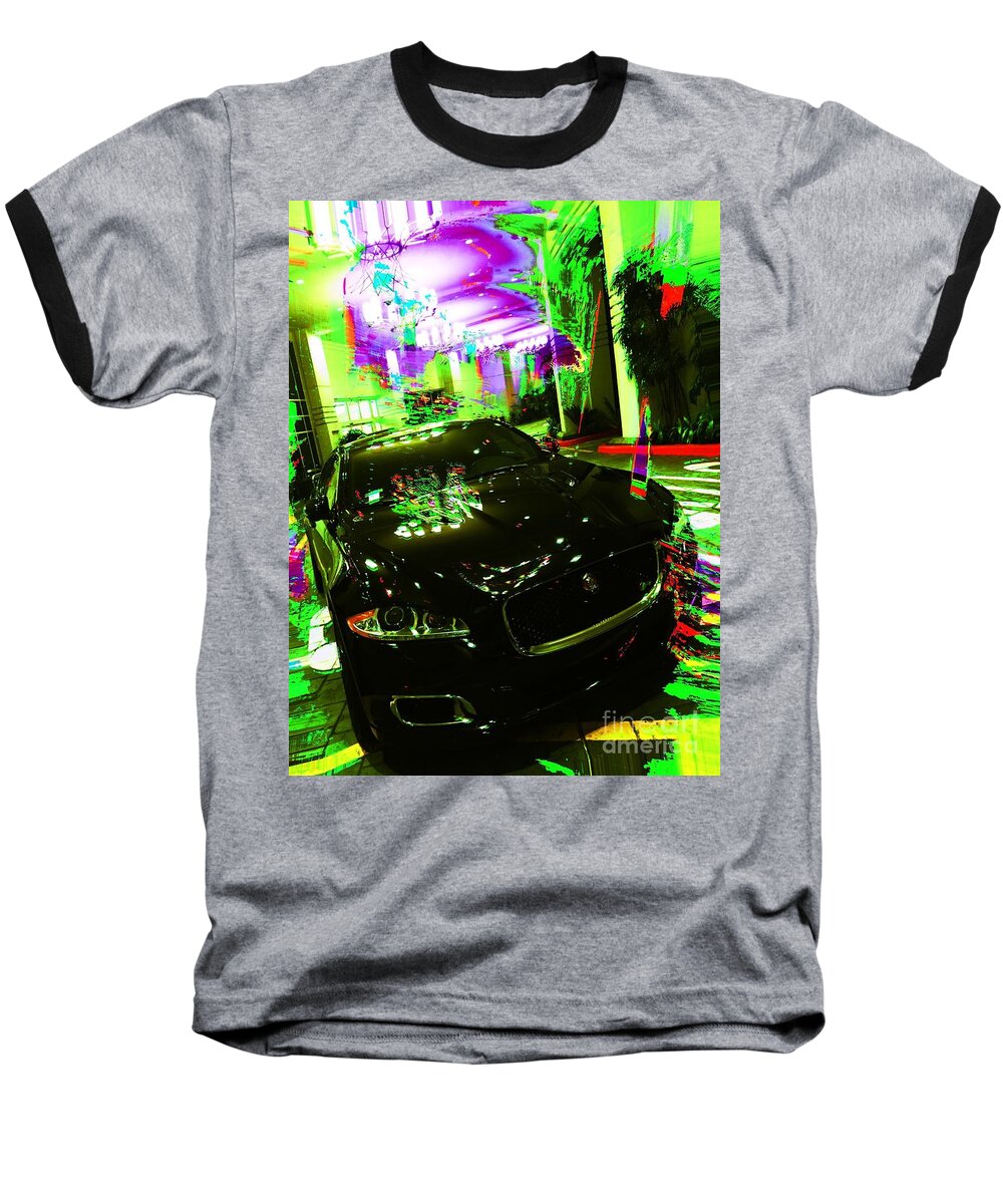 Jaguar Baseball T-Shirt featuring the photograph Jaguar F-type Sports Coupe by Jenny Revitz Soper