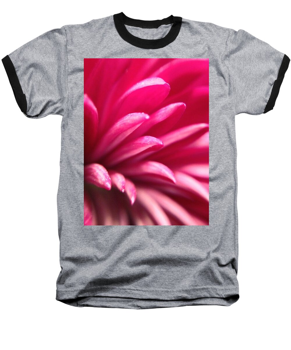Detail Macro Pink Color Purple Pink Closeup Nature Flower Bloom Blooms Flowers Spring Season Art Colorful Baseball T-Shirt featuring the photograph Macro Flower 2 by Andrew Rhine