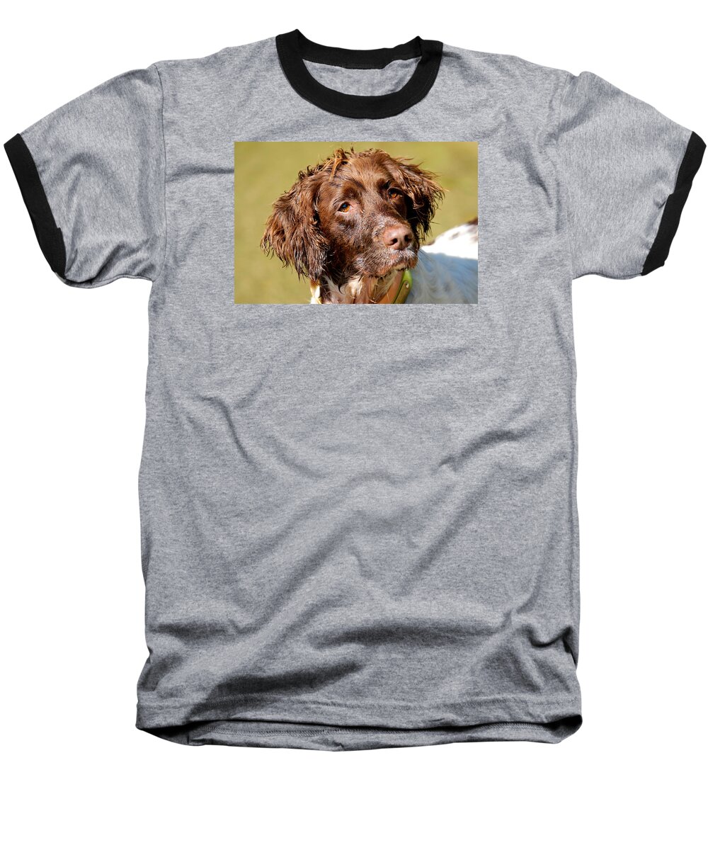  Baseball T-Shirt featuring the photograph Maggie Head by Constantine Gregory