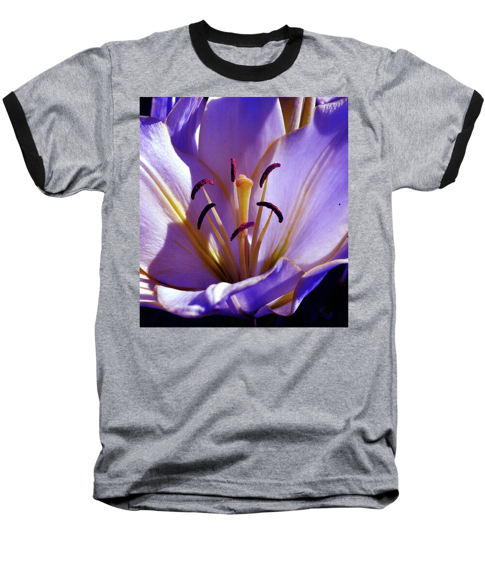 Magic Floral Poetry Baseball T-Shirt featuring the photograph Magic Floral Poetry by Silva Wischeropp