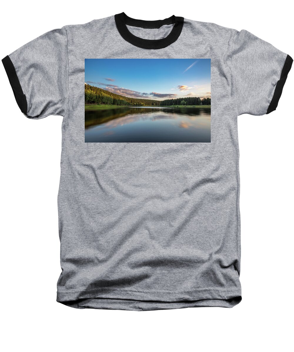 Nature Baseball T-Shirt featuring the photograph Mandelholz, Harz by Andreas Levi