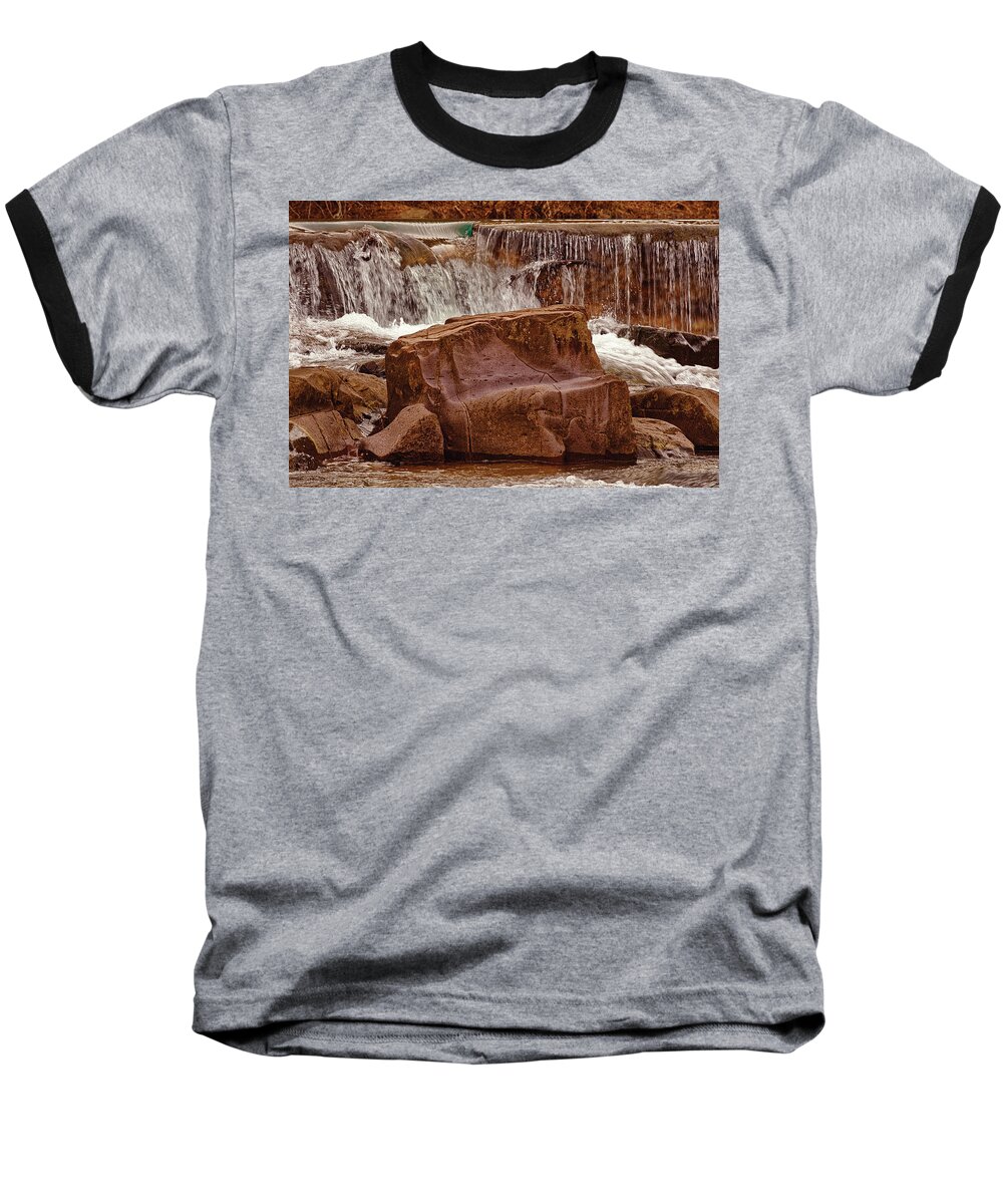 Water Baseball T-Shirt featuring the photograph Marble Creek Shut-ins by Robert Charity