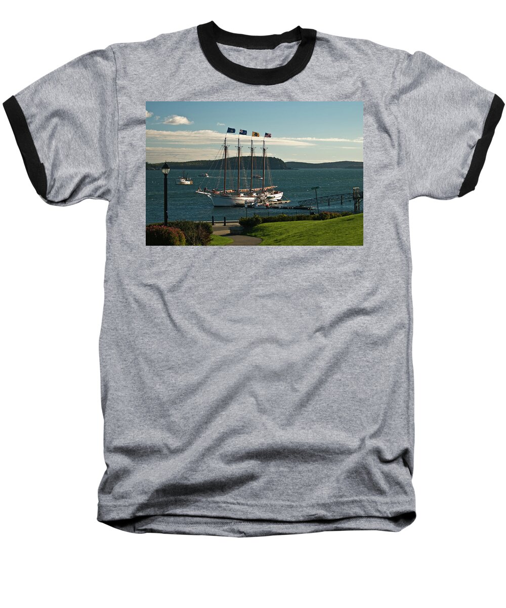 margaret Todd Baseball T-Shirt featuring the photograph Margaret Todd - Bar Harbor Icon by Paul Mangold