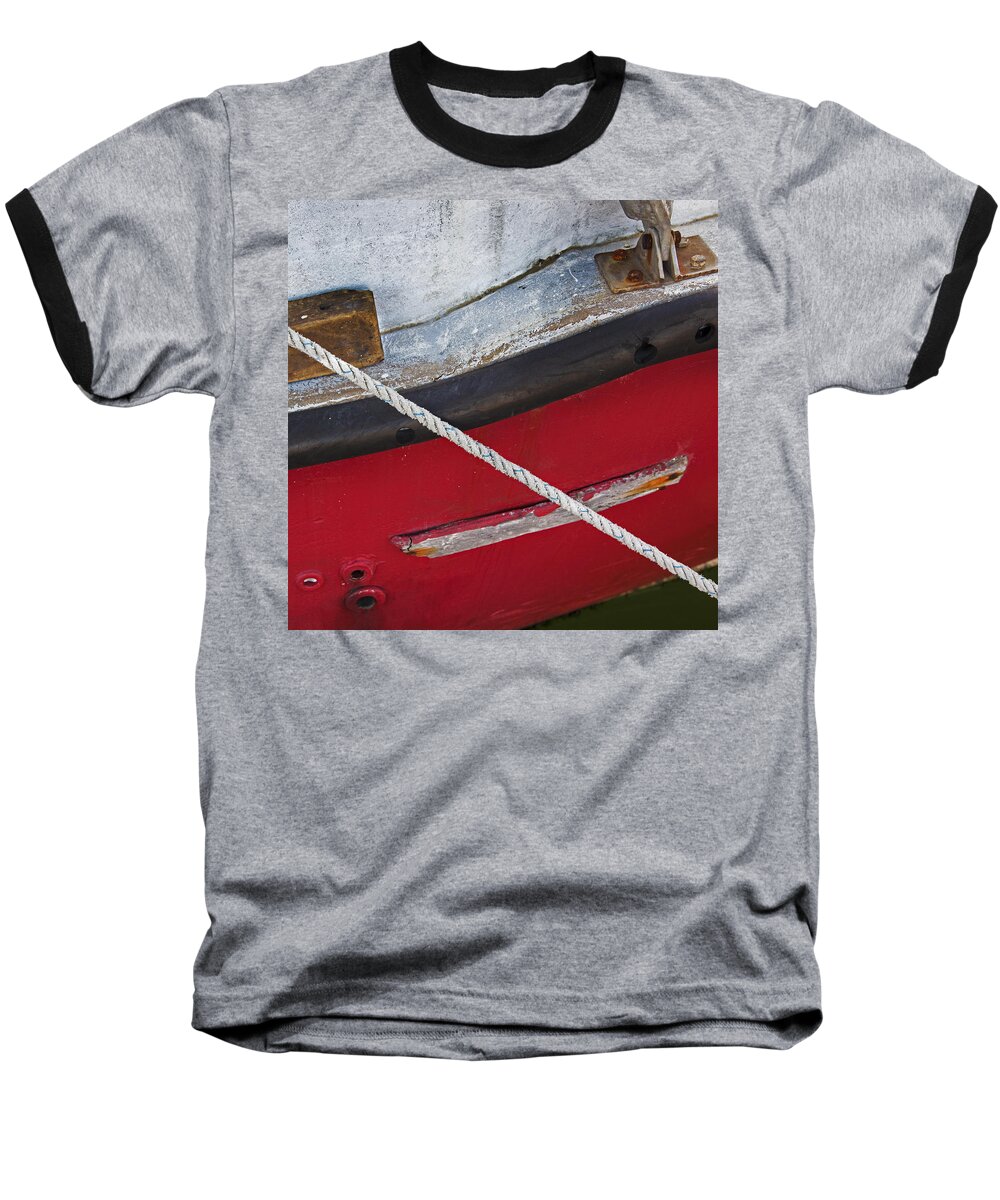 Charles Harden Baseball T-Shirt featuring the photograph Marine Abstract by Charles Harden