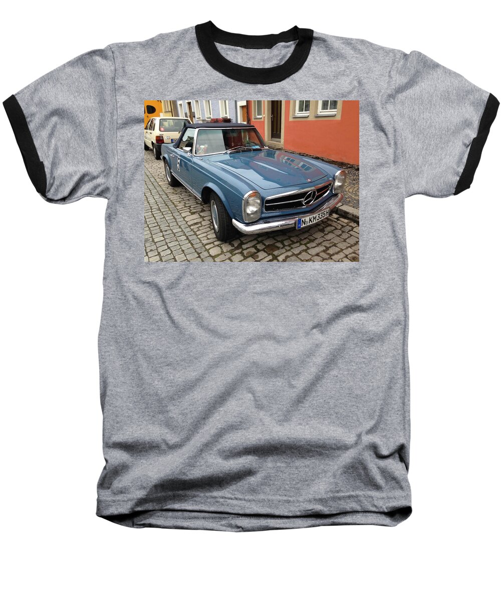 Mercedes-benz Baseball T-Shirt featuring the photograph Mercedes-Benz by Jackie Russo