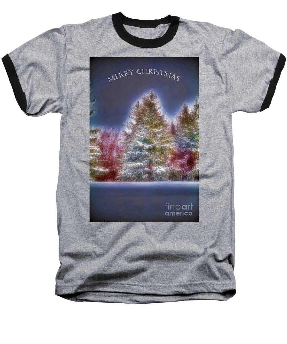 Merry Christmas Baseball T-Shirt featuring the photograph Merry Christmas by Jim Lepard