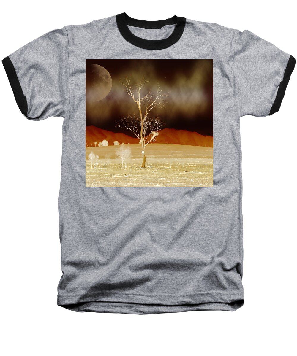 Landscapes Baseball T-Shirt featuring the photograph Midnight Vogue by Holly Kempe