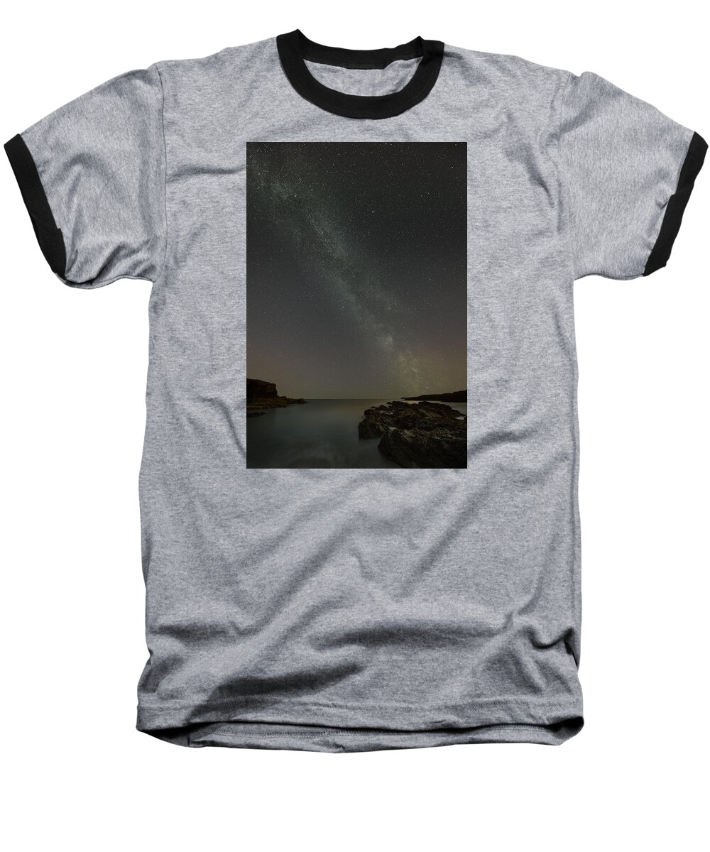 Milky Way Baseball T-Shirt featuring the photograph Milky Way by Andy Astbury
