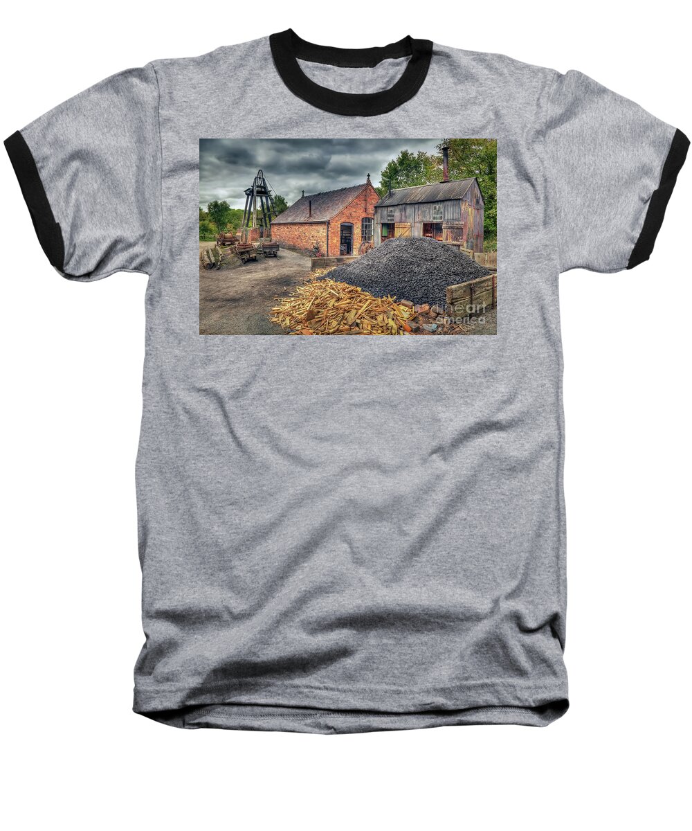 Mining Village Baseball T-Shirt featuring the photograph Mining Village by Adrian Evans