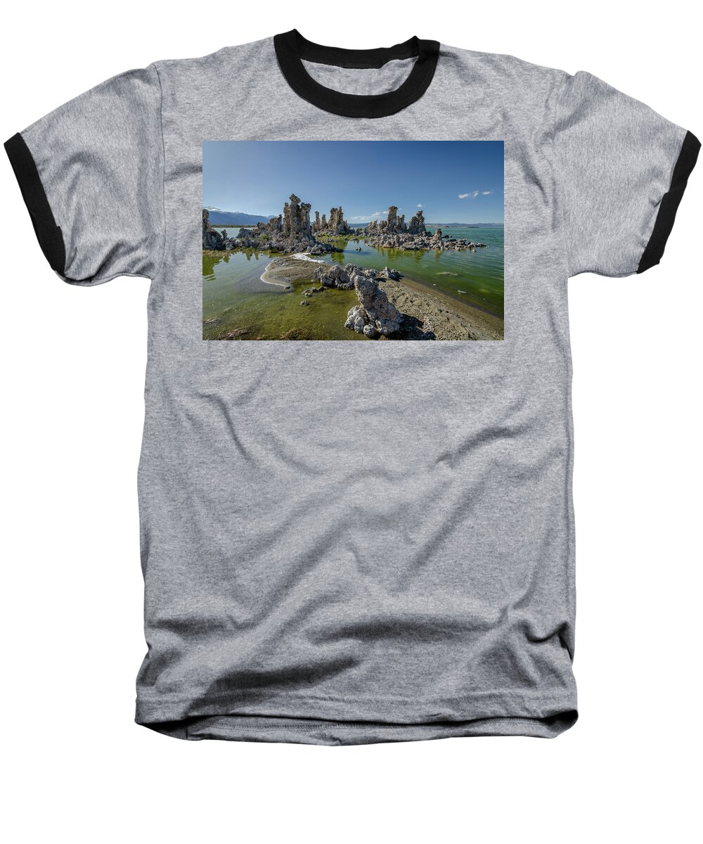 Desert Baseball T-Shirt featuring the photograph Mono Lake No.3 by Margaret Pitcher