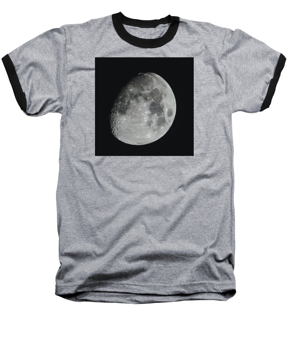 Moon Baseball T-Shirt featuring the photograph Moon On Day 12 by William Bitman