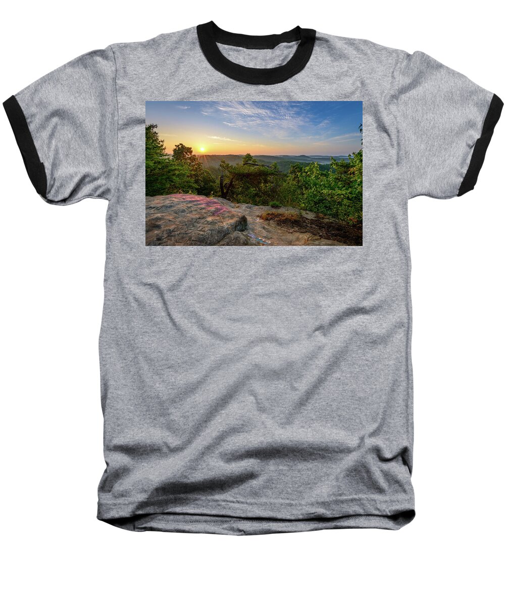 Kentucky Baseball T-Shirt featuring the photograph Morning Colors by Michael Scott