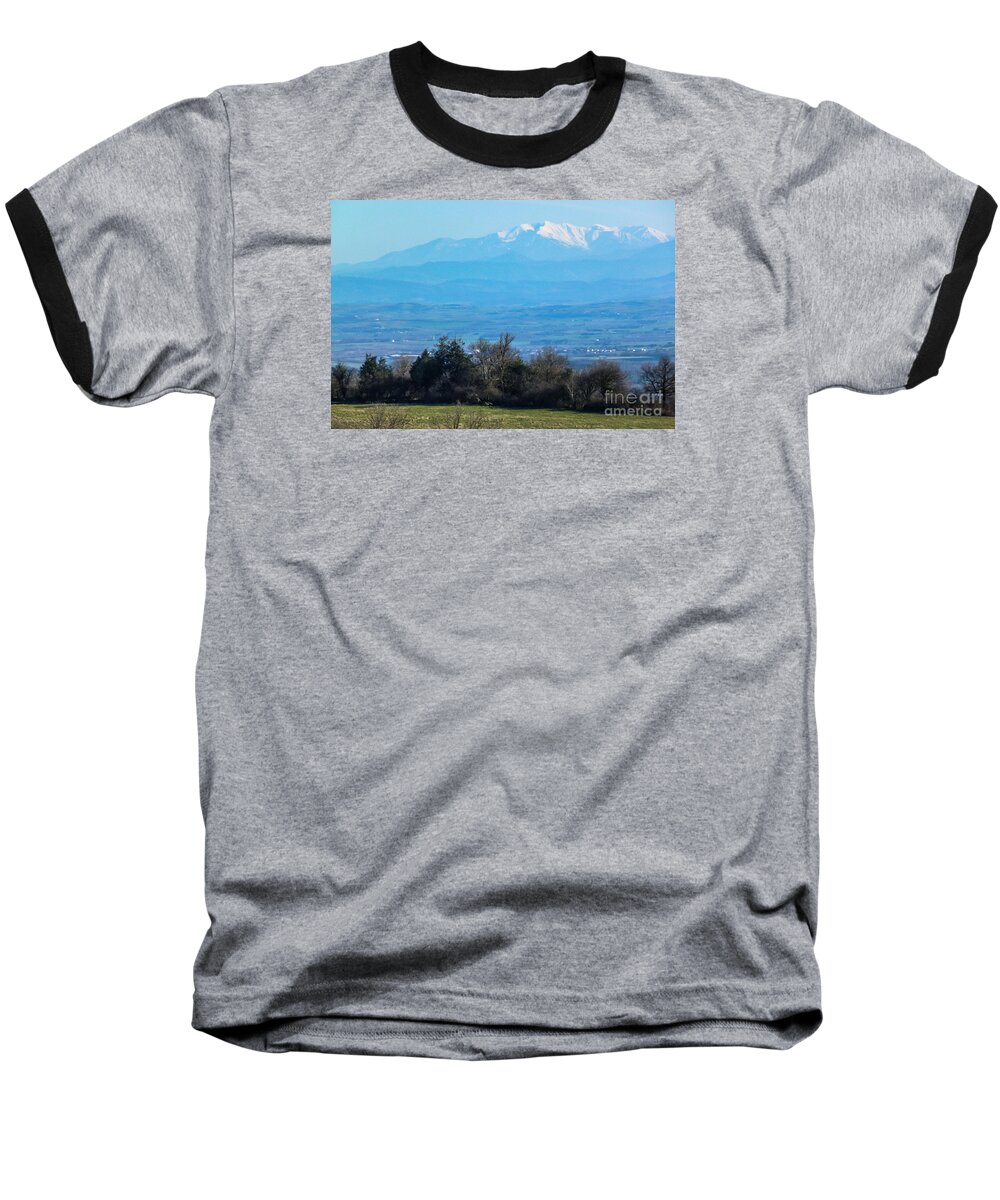 Adornment Baseball T-Shirt featuring the photograph Mountain Scenery 6 by Jean Bernard Roussilhe