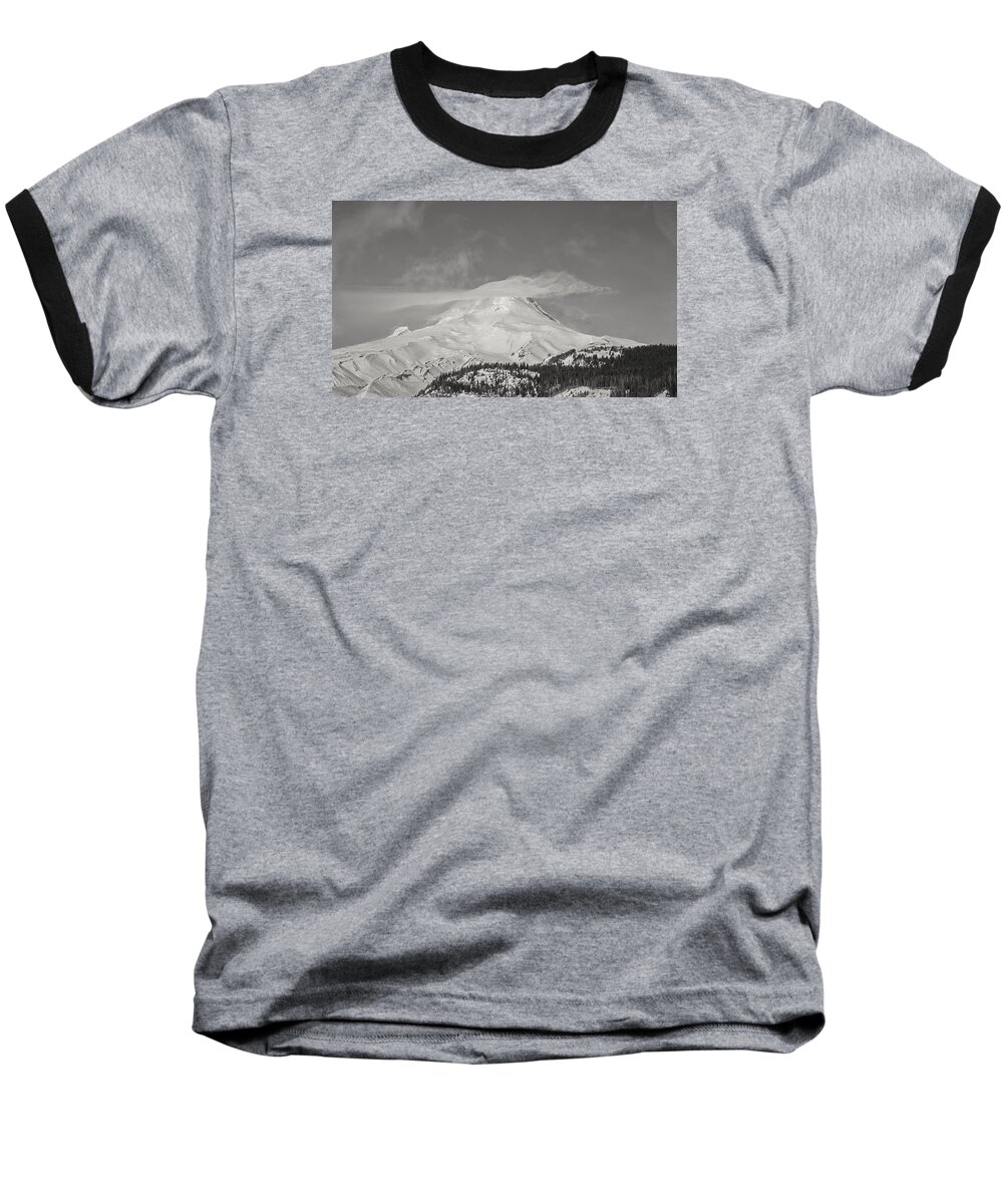 Faa_export Baseball T-Shirt featuring the photograph Mt Hood from White River by Kunal Mehra