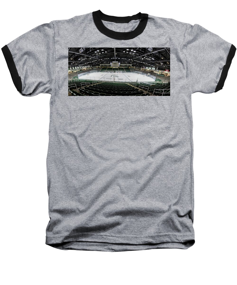 Michigan State Baseball T-Shirt featuring the photograph Munn Ice Arena by John McGraw