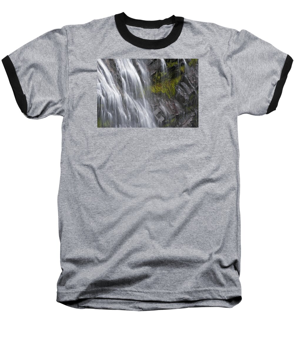 Scenic Baseball T-Shirt featuring the photograph Narada Falls #1 by Doug Davidson