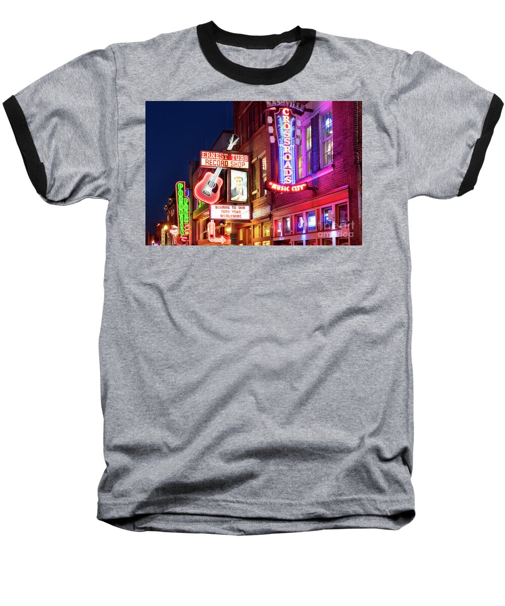 Nashville Baseball T-Shirt featuring the photograph Nashville Signs by Brian Jannsen