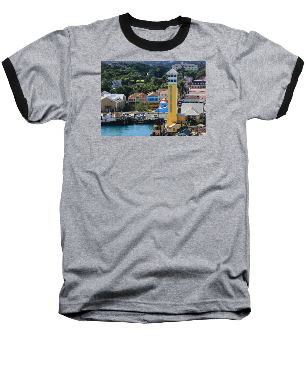Bahamas Baseball T-Shirt featuring the photograph Nassau Bahamas by Coby Cooper
