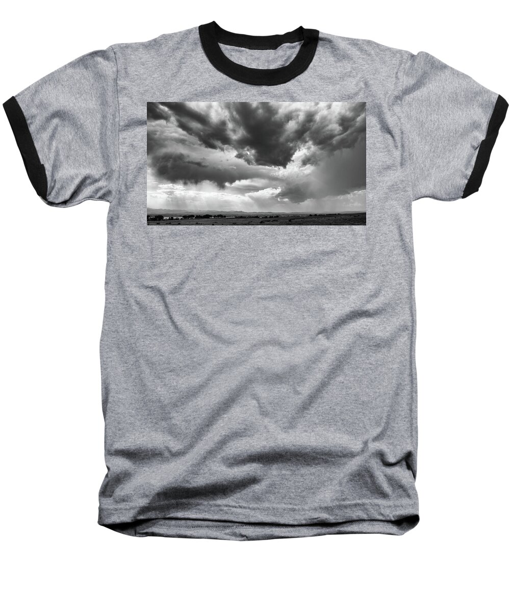 Clouds Baseball T-Shirt featuring the photograph Nature Making Art by Monte Stevens