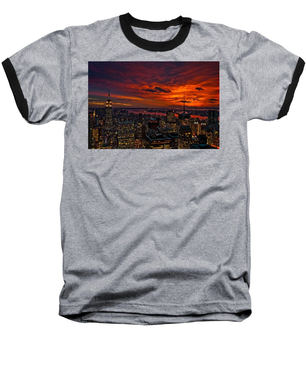 New York Baseball T-Shirt featuring the photograph Nature's Palette by Neil Shapiro