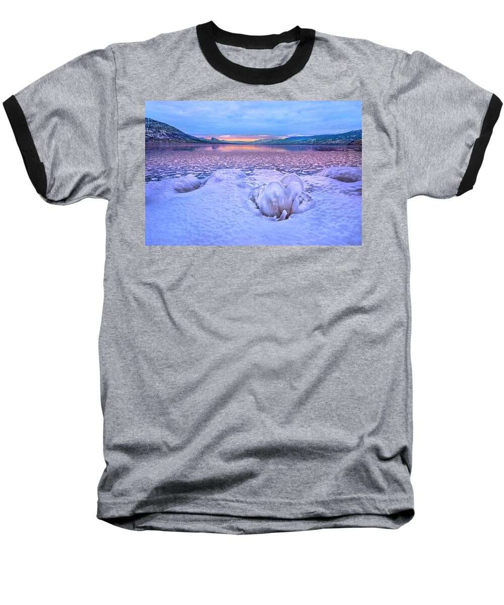 Ice Baseball T-Shirt featuring the photograph Nature's Sculpture by John Poon