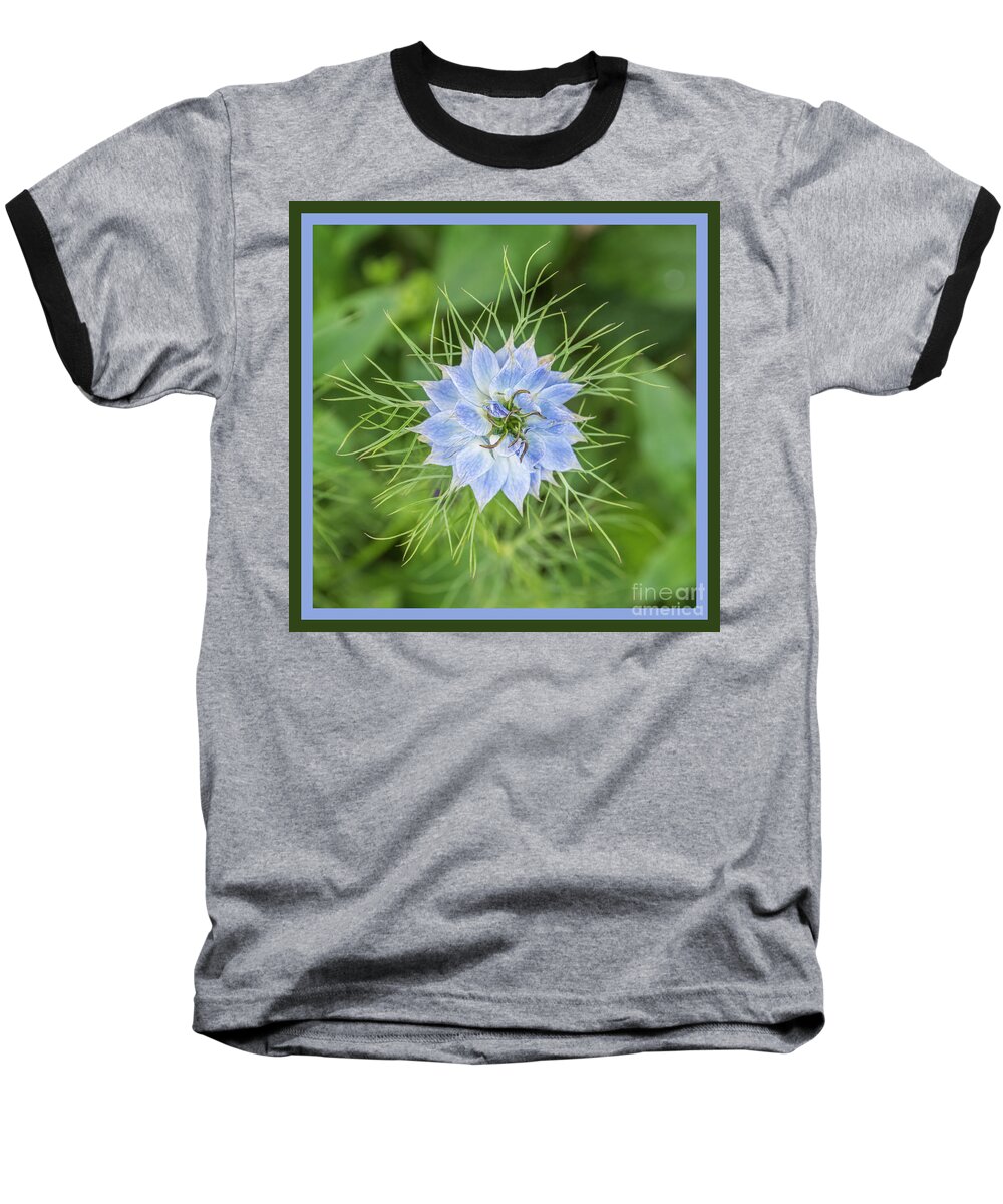 Natures Star Baseball T-Shirt featuring the photograph Natures Star by Wendy Wilton