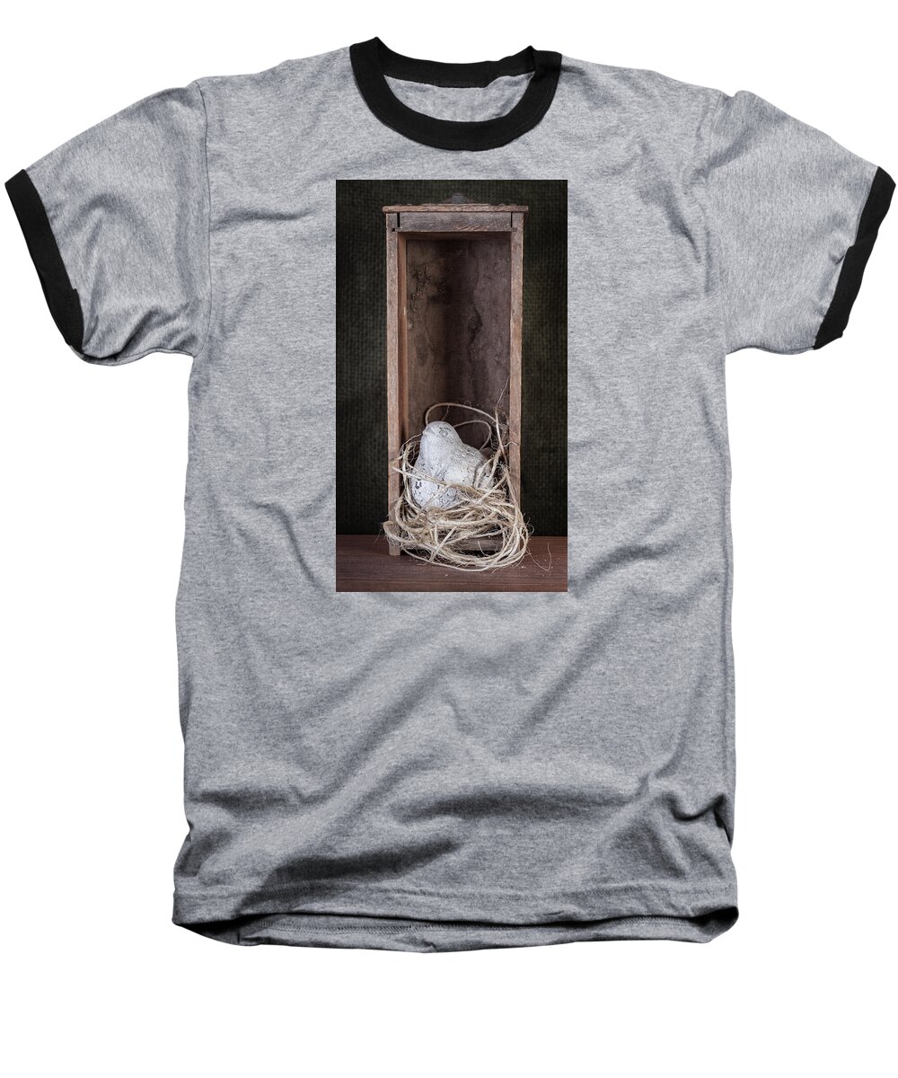 Art Baseball T-Shirt featuring the photograph Nesting Bird Still Life by Tom Mc Nemar
