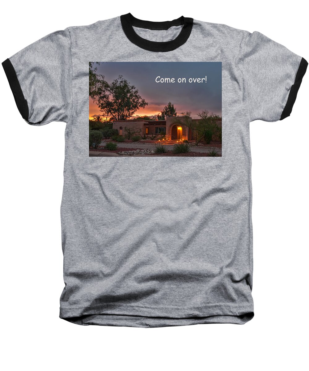 New Baseball T-Shirt featuring the photograph New Neighbors Card by Dan McManus