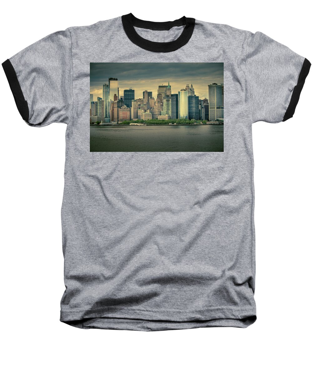 New York Baseball T-Shirt featuring the photograph New York State of Mind by Ryan Smith