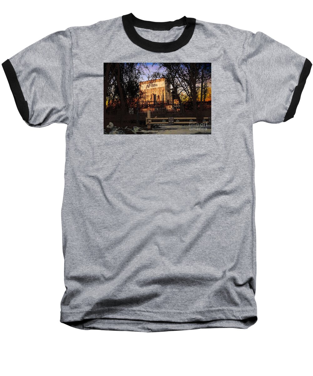 Nidera Baseball T-Shirt featuring the digital art Nidera by David Blank