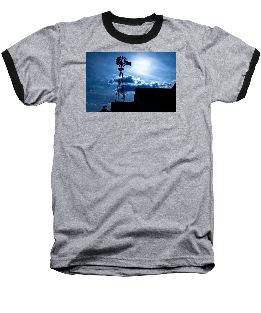 Texas Baseball T-Shirt featuring the photograph Nightfall by Joe Ownbey