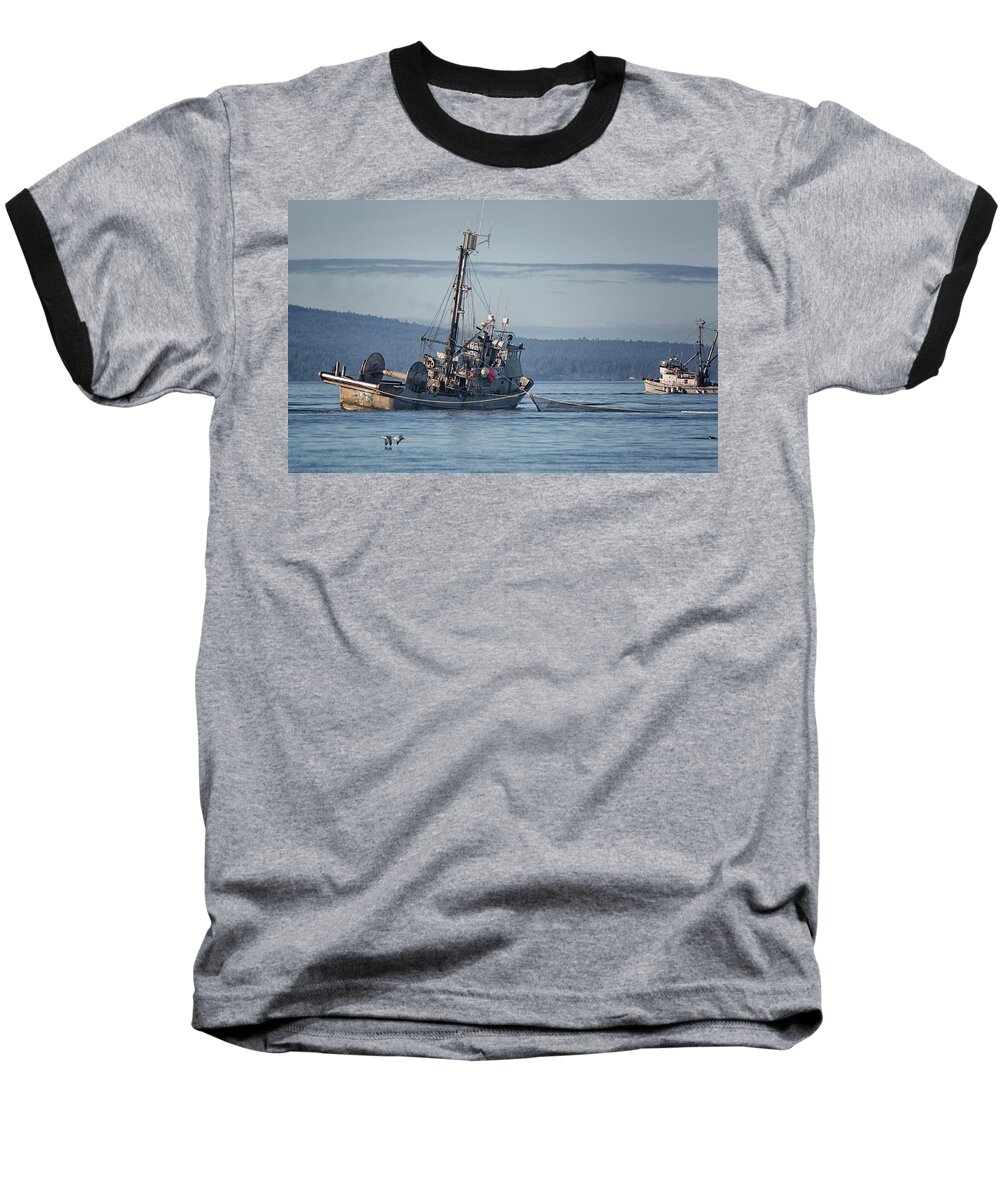 Seiner Baseball T-Shirt featuring the photograph Nita Dawn Closing by Randy Hall