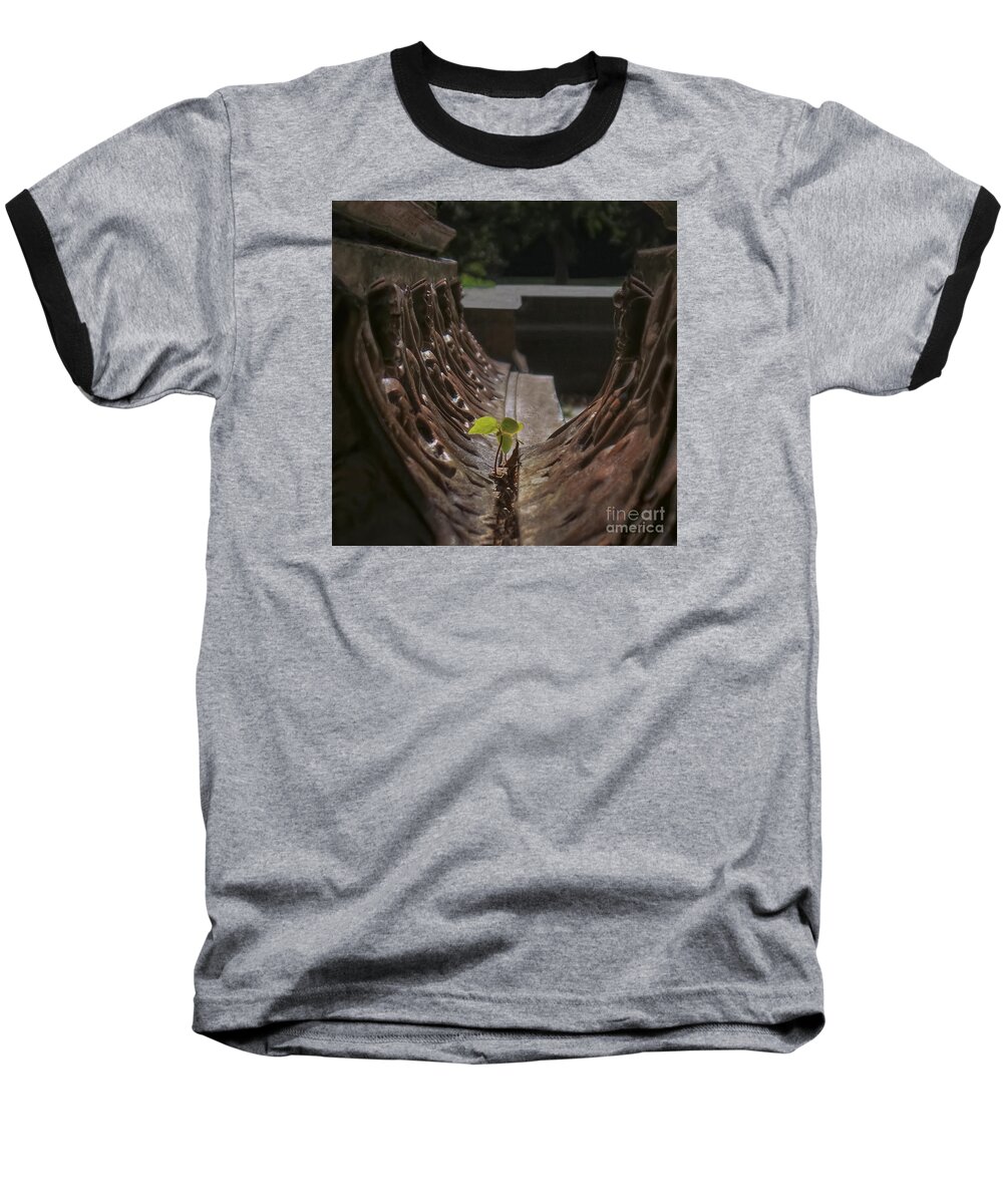Motivational Baseball T-Shirt featuring the photograph No Excuses by Charlie Cliques