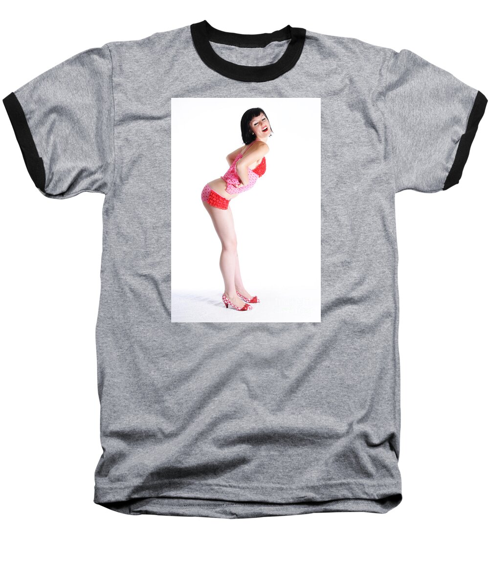 Pink Baseball T-Shirt featuring the photograph Not My Fanny by Robert WK Clark