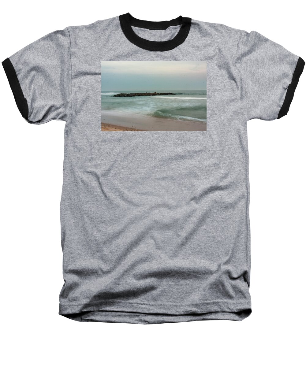 Ocean Baseball T-Shirt featuring the photograph Ocean flow 2 by Kathleen McGinley