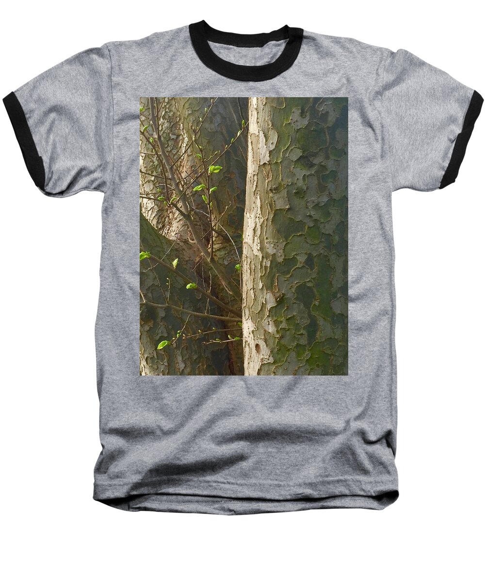 Nature Baseball T-Shirt featuring the photograph Offshoot by Etta Harris