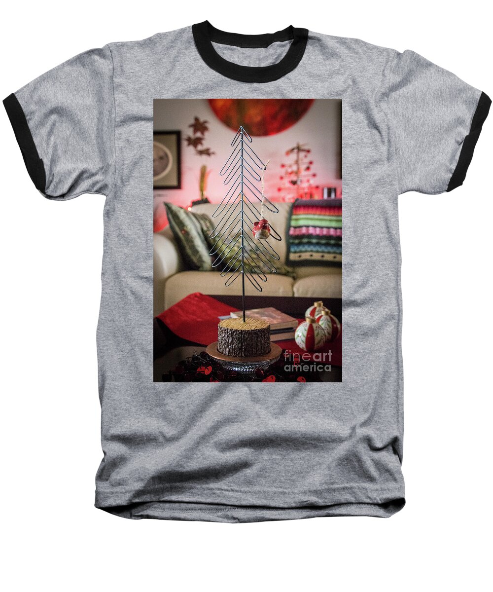 Ornament Baseball T-Shirt featuring the photograph Oh Christmas Tree by Cheryl McClure