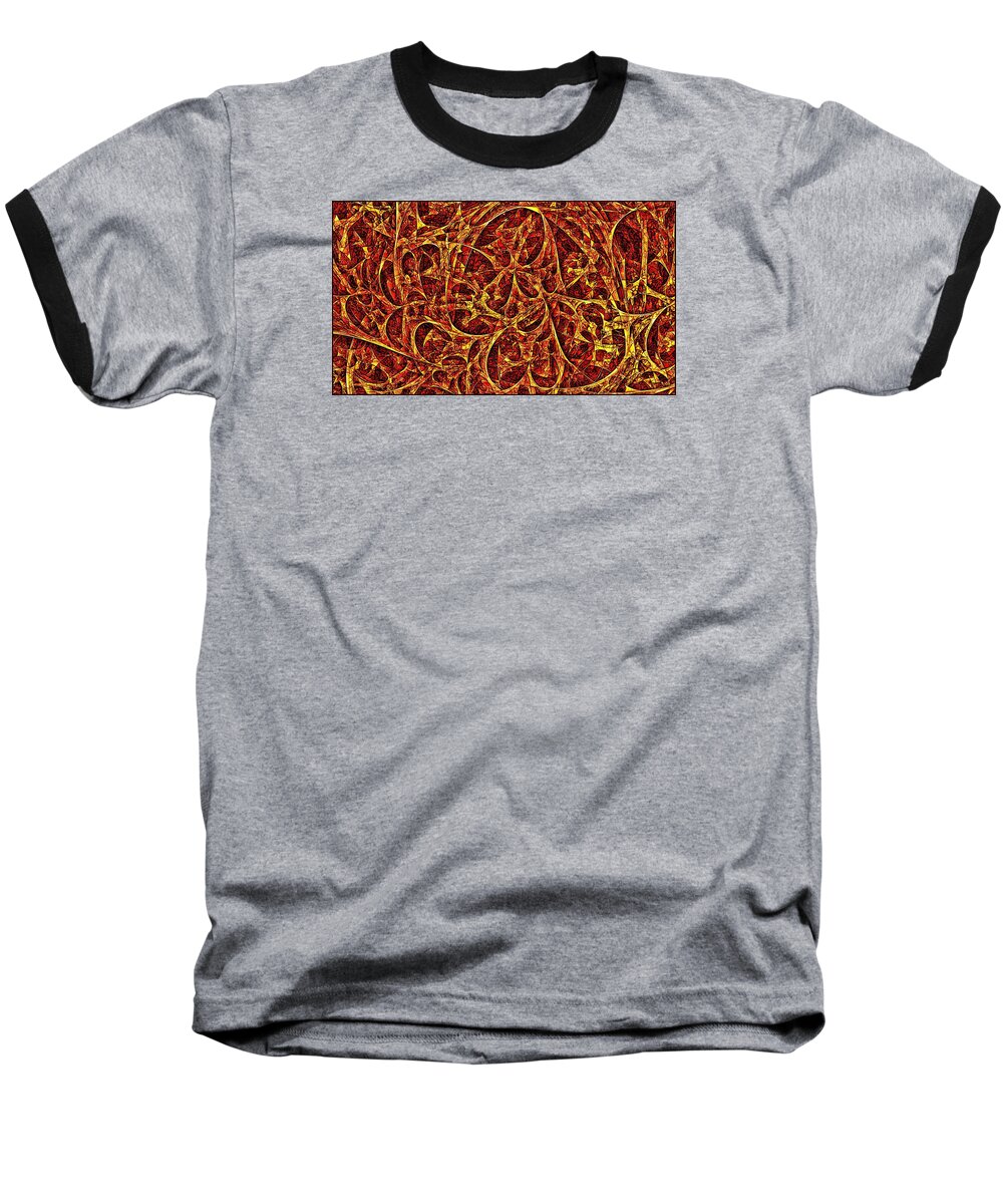 Autumn Baseball T-Shirt featuring the digital art Oktoberfest by Doug Morgan