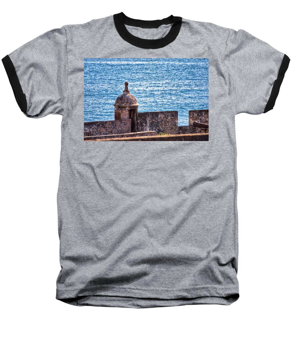 Fort Baseball T-Shirt featuring the photograph Old Fort by Joseph Caban