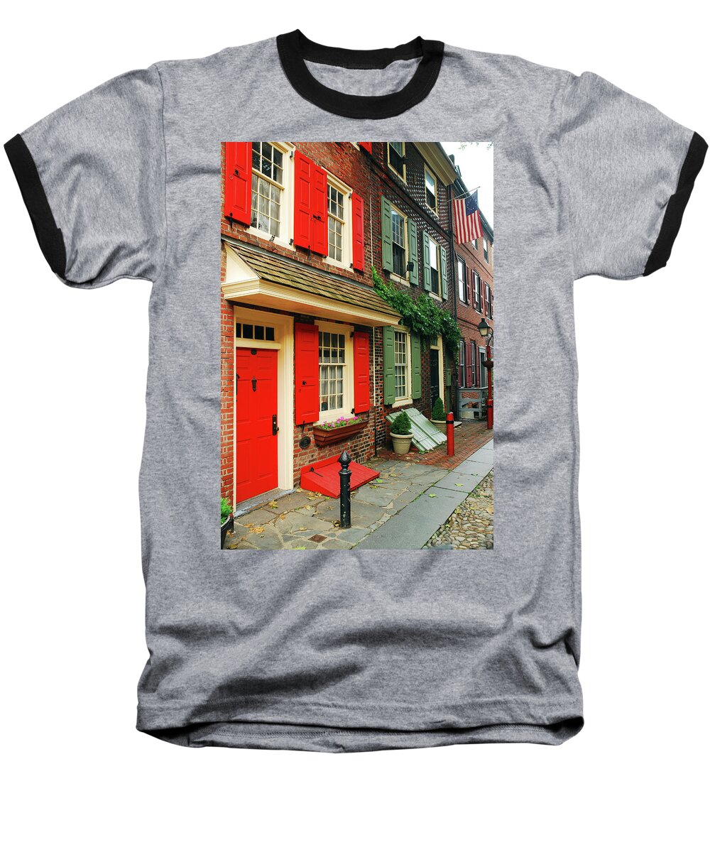Philadelphia Baseball T-Shirt featuring the photograph Old Philly by James Kirkikis